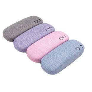 2025新款眼镜盒近视眼睛盒棉麻款简约原宿男生个性便携防压墨镜盒