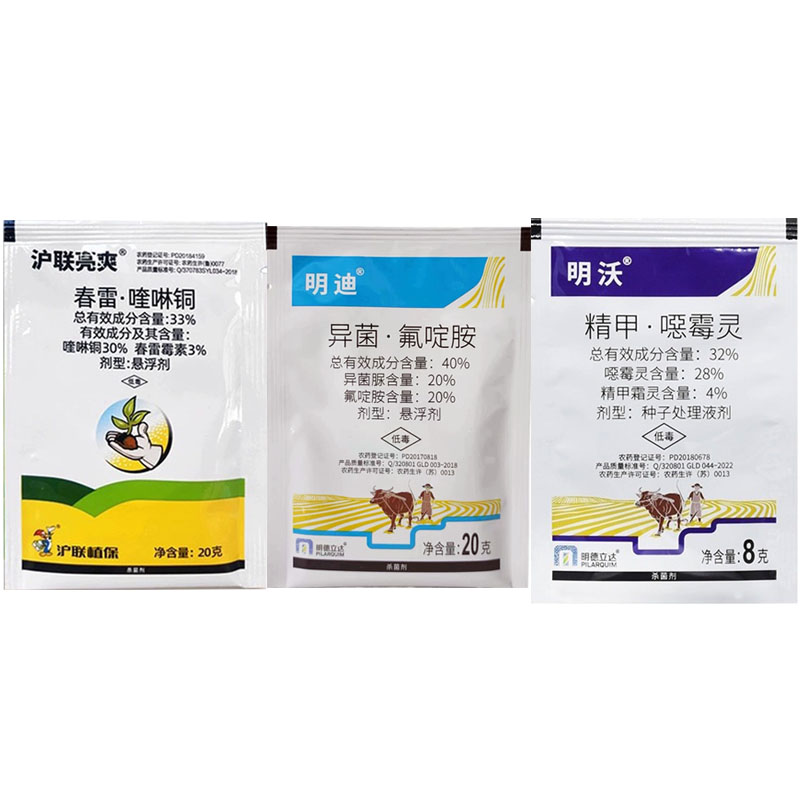 姜瘟病专用药异菌氟啶胺精甲恶霉灵喹啉铜生姜根腐烂脖子病杀菌剂