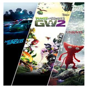 XBOX游戏  EA合家欢合集飞车19花园战争2毛线精灵兑换码/代购