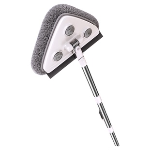 佳帮手三角擦玻璃清洁神器家用可伸缩刮水除尘高层窗外专用擦窗器