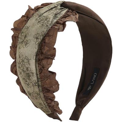 兰诺碎花宽边发箍女款