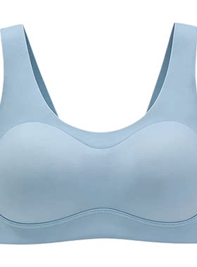 猫人无尺码内衣女无痕聚拢宽肩带上托收副乳防下垂舒适透气文胸M