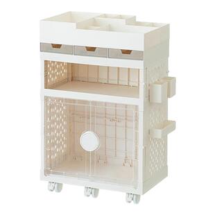 可移动洞洞板书架桌面书本文具收纳书立架学生书桌侧边书立阅读架