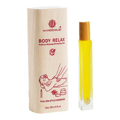 泰国NANDOMUZI植物精油按摩棒开背滚珠全身肩颈背部按摩原装进口