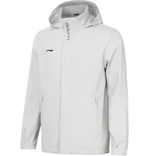 李宁运动风衣女春秋新款上衣夹克防风保暖户外休闲连帽健身服外套