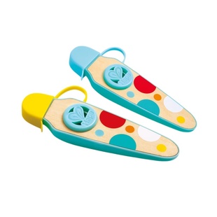 Hape口袋律动卡祖笛幼儿童音乐吹奏乐器木制口哨子小喇叭益智玩具