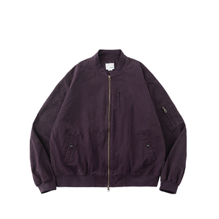 benpanda 春秋季MA1飞行员夹克男棒球领外套潮流工装休闲宽松上衣