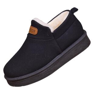 2025新款雪地靴女棉鞋加绒加厚纯色简约时尚户外低帮短靴百搭女款