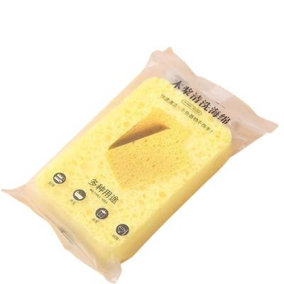 木桨百洁布洗碗海绵沾油厨房