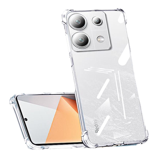 适用红米note13pro手机壳透明小米redminote14PRO+保护套15pro新款12Turbo气囊防摔男女硅胶软外壳创意11por+