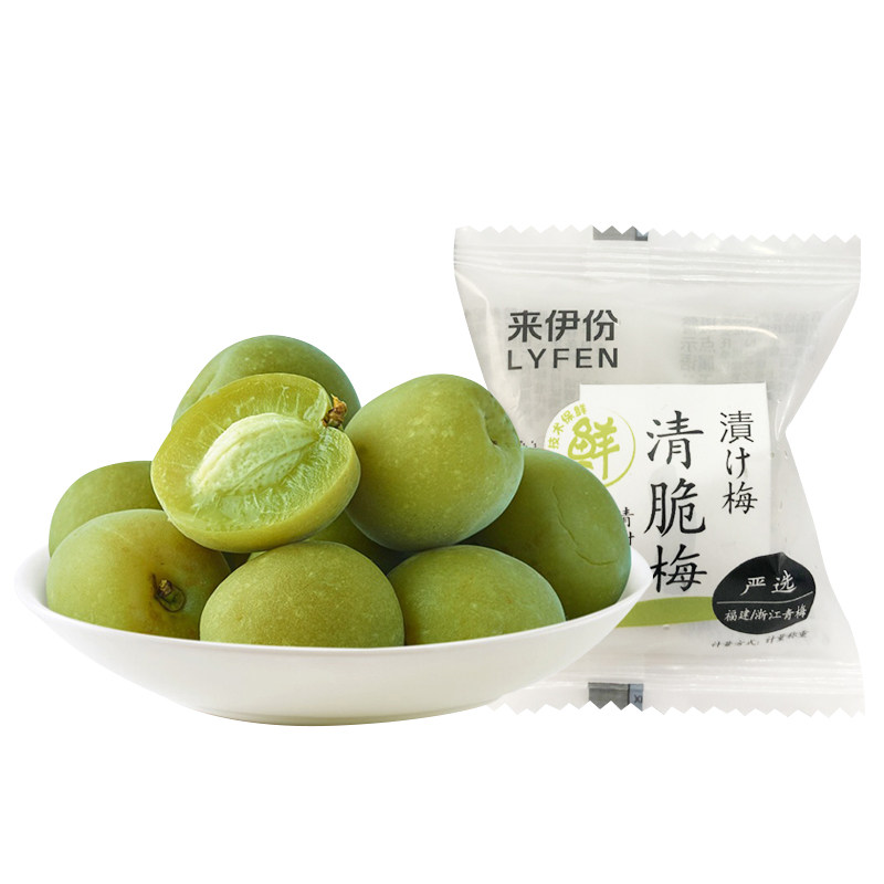 来伊份清脆梅500g果干蜜饯果脯梅