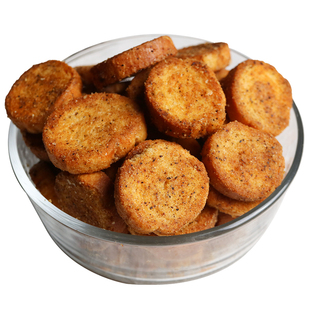 烧烤味法式烤面包干 酥脆片办公室代餐咸香网红零食小吃 宿舍充饥