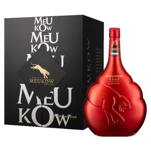 法国原瓶进口墨高MEUKOW红色VSOP干邑白兰地烈酒正品商务宴请送礼