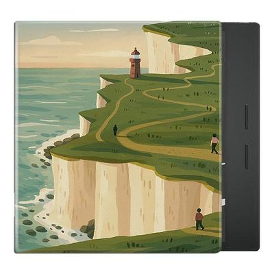 适用文石leaf5/leaf3海边风景poke6s小白马5s阅读器tab8c磁吸Note电子书BOOX保护套Page电纸书x5s保护壳简约