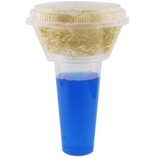 网红行走的火锅杯奶茶冒烟水果杯饮料杯打孔果汁杯干冰零食托定制