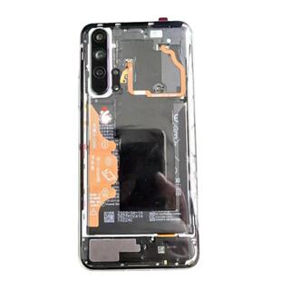 适用honor/荣耀10 20/S Pro 30/S 30Pro后盖玻璃透明改装原装外壳