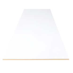 白色光面免漆板密度板中纤板芯贴三聚氰胺板面装饰板1234567890mm