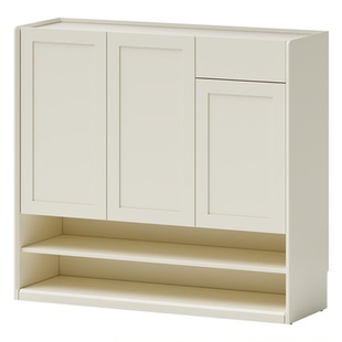 实木鞋柜家用门口收纳柜一体靠墙入户门玄关柜子大容量多层超大