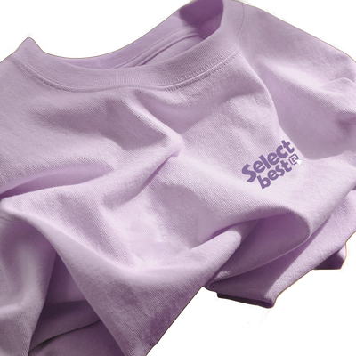 NOB真维斯紫色凉感纯棉T恤女上衣