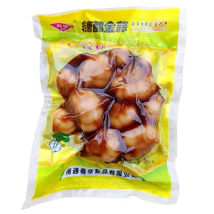 如皋春华糖醋金蒜醋泡本大蒜头酱汁酸甜蒜子开胃下饭小菜包邮酱菜