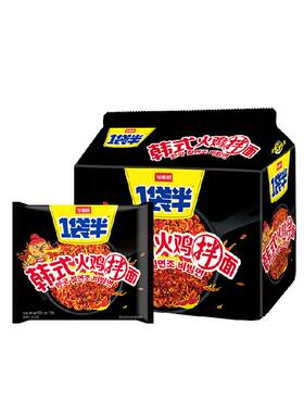 今麦郎一袋半韩式火鸡面爆辣弹爽