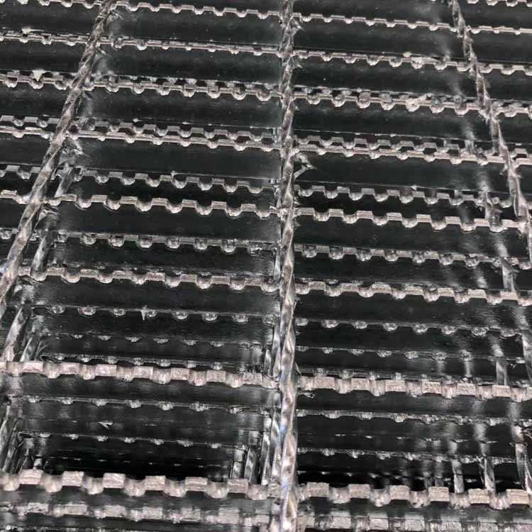 齿形防滑钢格板建筑工地钢格栅电厂平台钢格栅板热镀锌异形钢格板