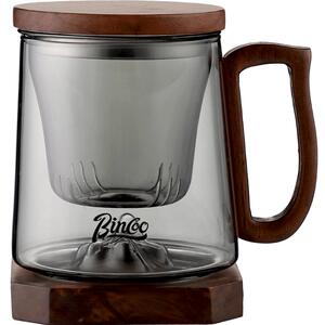 Bincoo玻璃主人杯办公室水杯过滤泡茶杯茶水分离喝茶专用杯子男士