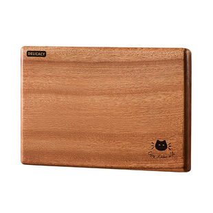 兰派乌檀木整木菜板家用抗菌防霉实木切菜板婴儿辅食砧板