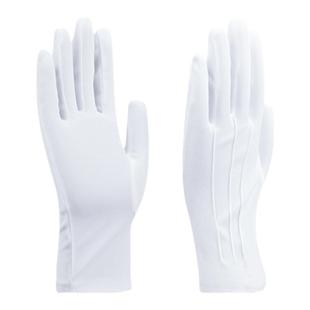 加绒加厚背三筋礼仪演出舞蹈手套运动保暖手套男女白手套劳保