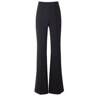 【双面针织罗马布】VVNK JANE PLUS春季新款修身微喇休闲长裤子女