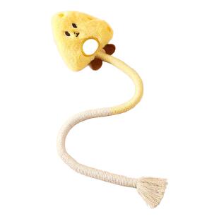 猫咪专用磨牙棒猫玩具自嗨解闷神器逗猫小猫消耗体力逗猫棒耐咬绳