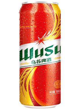 整箱大红乌苏啤酒12罐新疆可选
