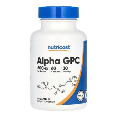 香港直邮NutricostAlpha GPC 膳食补充剂平衡均衡营养60粒胶囊