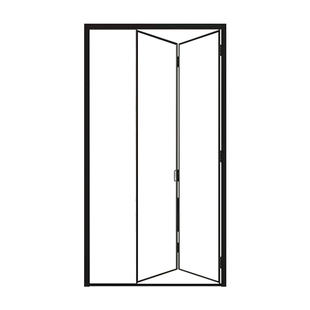 厨房折叠门隔断门无轨道推拉门隐形铝合金玻璃门浴室阳台厕所pd门