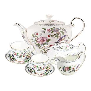 英国Aynsley安斯丽雀鸟奥本骨瓷咖啡杯碟组合套装英式下午茶具