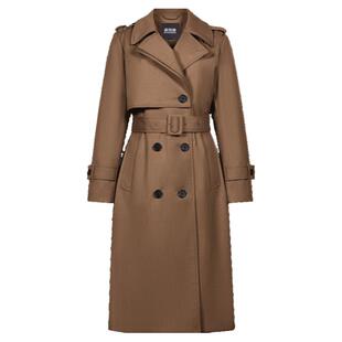 【鹅绒】波司登奥莱女士显瘦气质时尚潮流商务风衣厚羽绒服外套