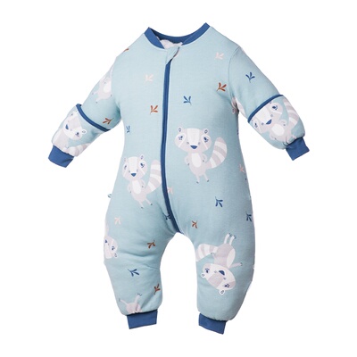 宝宝分腿恒温冬季加厚款婴儿睡袋