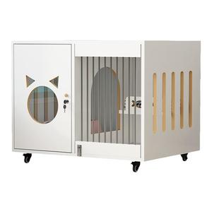 猫别墅超大自由空间一体猫屋猫笼子家用商用室内多层保暖木质猫舍