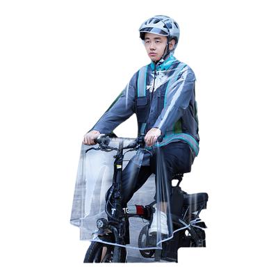透明可视手机导航代驾雨衣