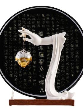 恒韵源陶瓷挂式香炉禅意