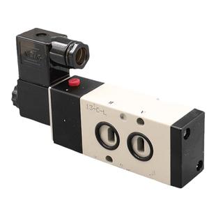 电磁阀4M310-08AC220V 两位五通开关换向工业阀门气动执行器配件