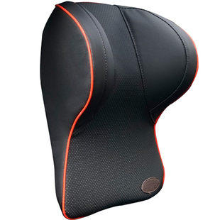 可调节汽车头枕支架可升降护颈枕车用靠枕座椅按摩腰靠高档一对套