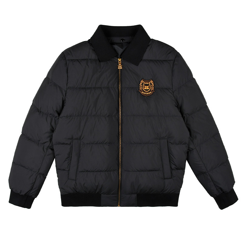 雷迪波尔可脱卸领休闲轻薄羽绒服