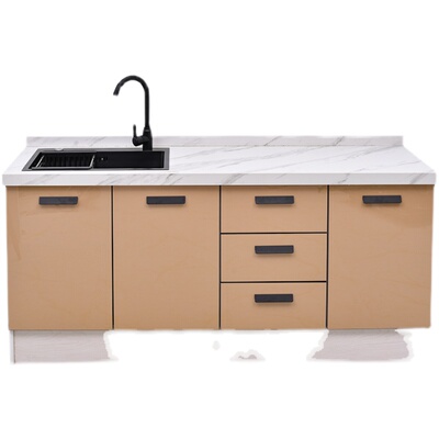 大理石岩板加厚橱柜环保组合柜