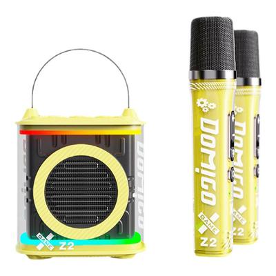 DOMIGO Z2Pro蓝牙K歌音响轻量化双麦音响K歌无线轻便户外室内音响