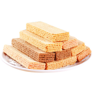 嘉士利威化饼干115g香橙味巧克力夹心早餐代餐零食夹心美味早餐饼