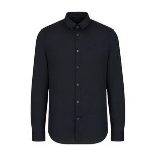 ARMANI EXCHANGE/阿玛尼秋冬男士纯棉翻领长袖人夫感西装衬衫上衣