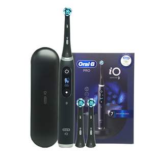 正品OralB欧乐B电动牙刷成人声波充电德国进口蓝牙云感刷黑色iO9