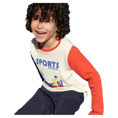 Petitbateau秋季童装睡衣