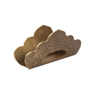 中古黄铜名宿桌面纸巾架餐厅客厅商用设计师收纳纸巾盒可定制logo